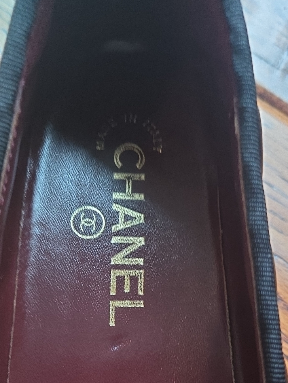 Chanel Black Quilted Leather Ballet Flats - Picture 7 of 9